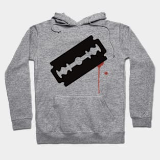 safety razor blood drop Hoodie